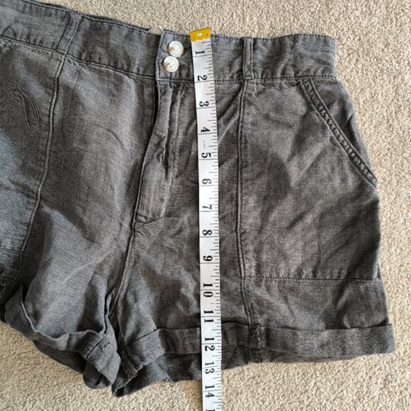 Joie Linen Resort Beach Coastal Relaxed Lightweight Nautical Shorts 6 - Picture 8 of 9